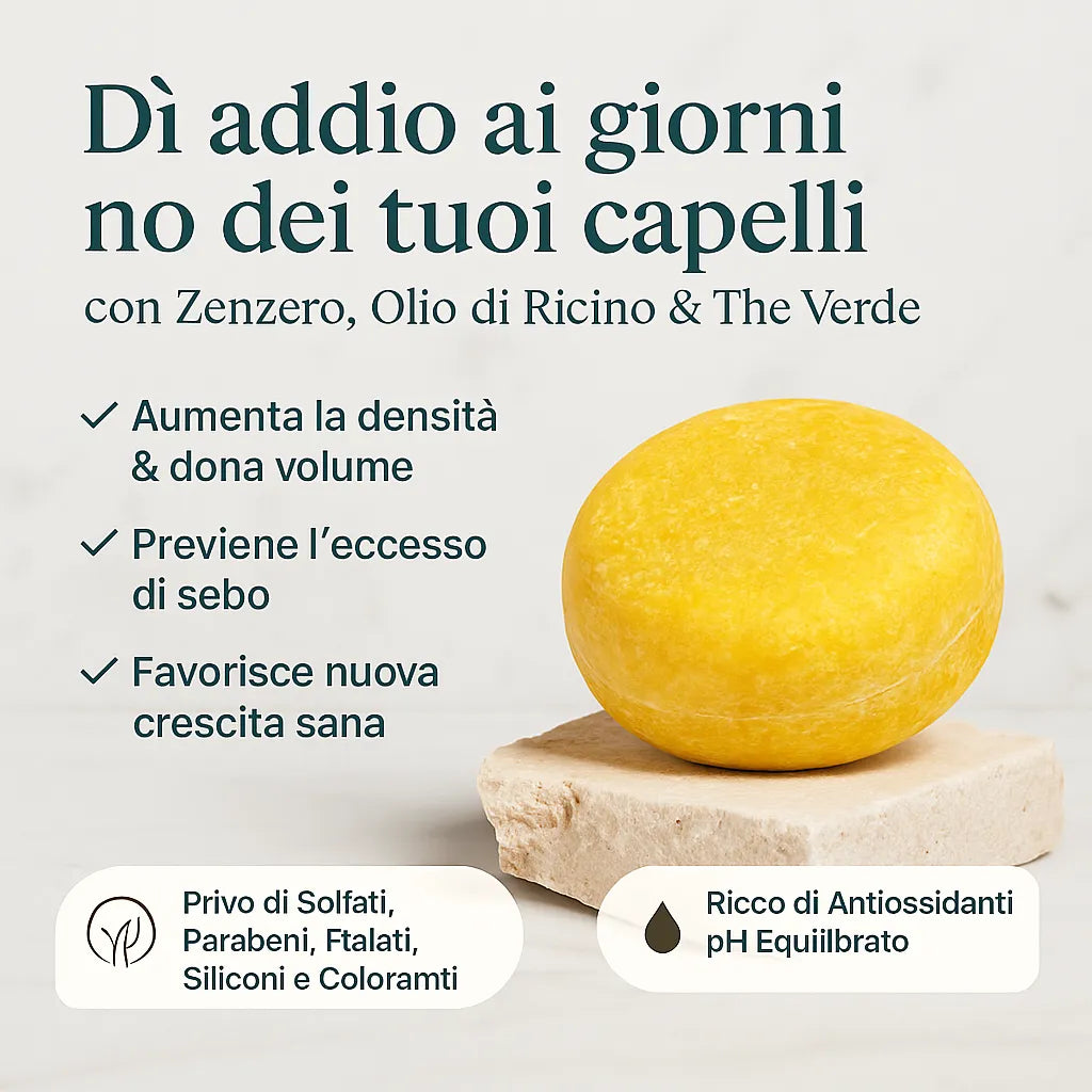 Sapone allo Zenzero – Tieni i Capelli, Ritrova la Fiducia