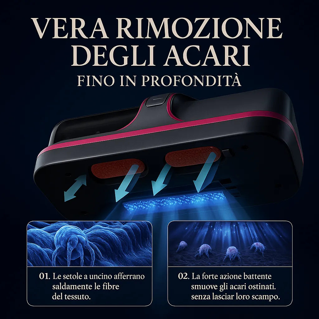 Sanivo UltraVac™- L'aspirapolvere che elimina polvere e acari, ovunque e senza sforzo