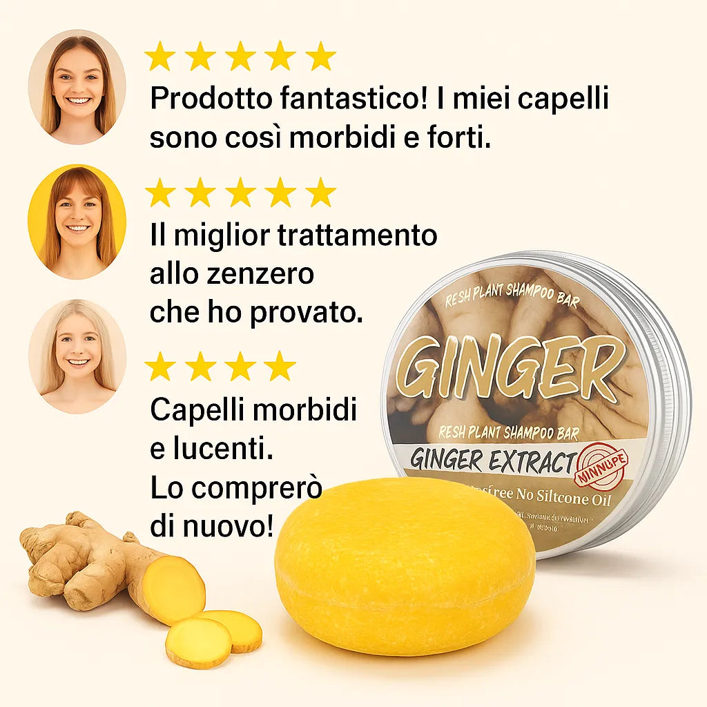 Sapone allo Zenzero – Tieni i Capelli, Ritrova la Fiducia