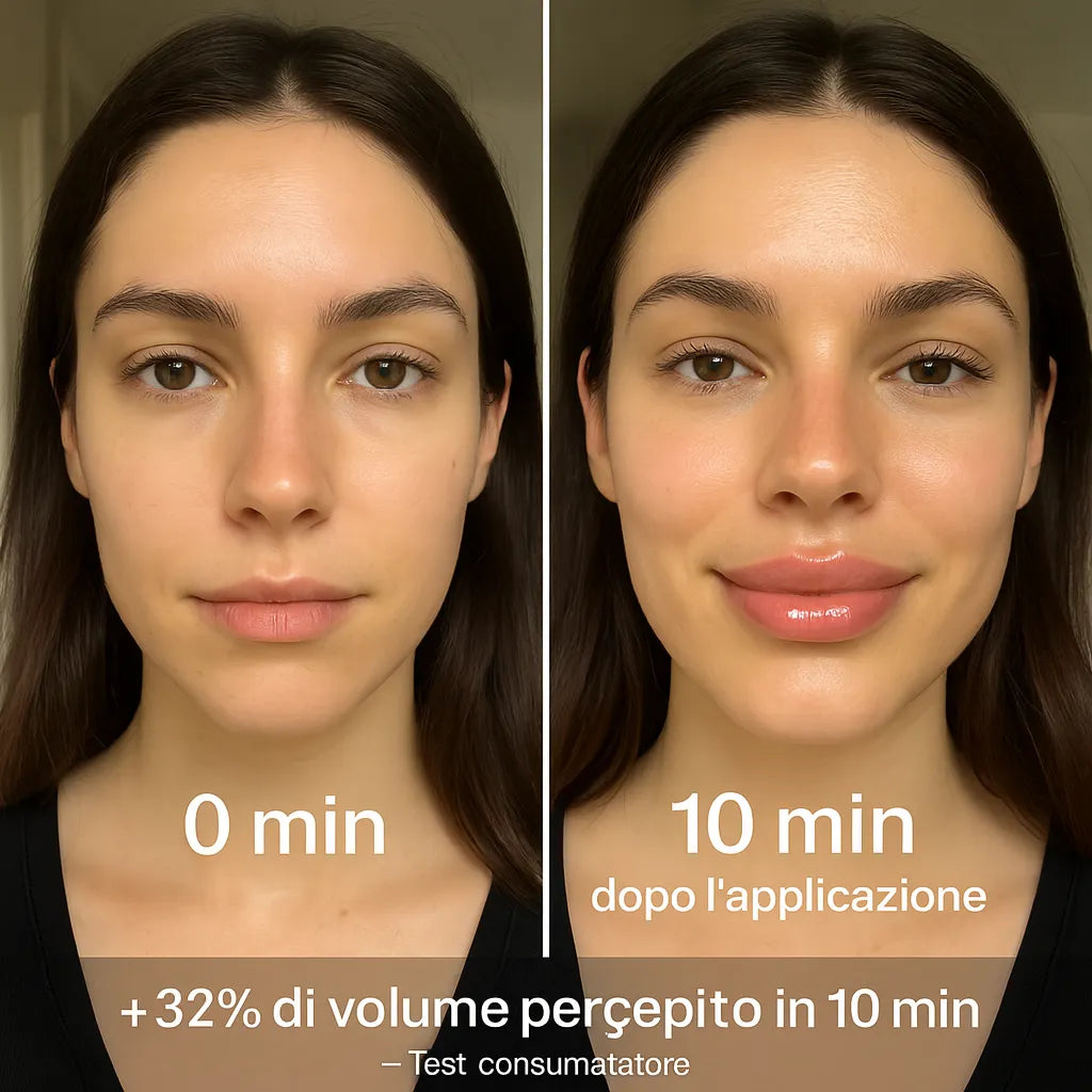Siero Labbra Carnose – In soli 5 minuti, le tue labbra ritrovano volume, morbidezza e seduzione.