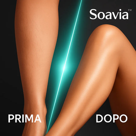 Soavia™ SkinSmooth 5K — Epilazione Laser Domestica, Effetto Salone
